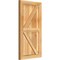 Ekena Millwork Framed Board-n-Batten Shutters w/Z-Bar, Rough Sawn Western Red Cedar, 16 1/8W x 30H, PR RBF06Z16X030RWR - alternate 4
